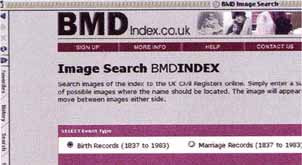 BMDindex.co.uk website screen shot