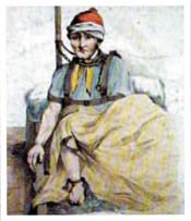 An inmate at Bethlehem Hospital in 1815 - better known as 'Bedlam'