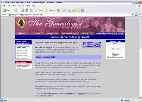 UKIndexer.co.uk website screen shot