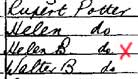 Details from Beatrix Potter's Census Record