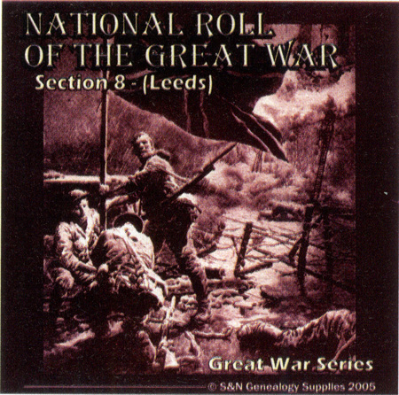 CD Front Cover of National Roll of the Great War