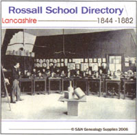 Rossall School Directory, Lancashire 1844 - 1882