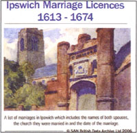 Ipswich Marriage Licences 1613 - 1674