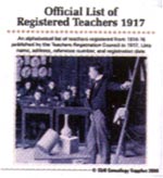 Official List of Registered Teachers 1917