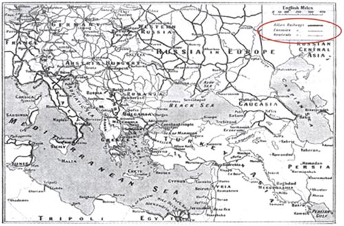 The War Illustrated - Rail Network of Europe and Asia Minor