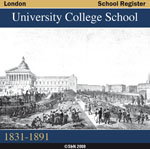 University College School Register 1831-1891