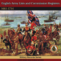 English Army Lists and Commissions Registers 1661-1714