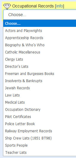 TheGenealogist's Occupational Records