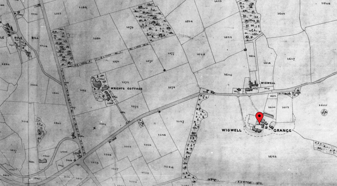 Wigwell Grange Tithe Map