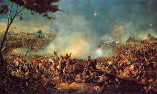 The battle of Waterloo