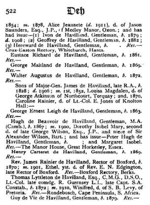 Armorial Families Volume 1