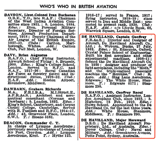 Who’s Who in Aviation 1938