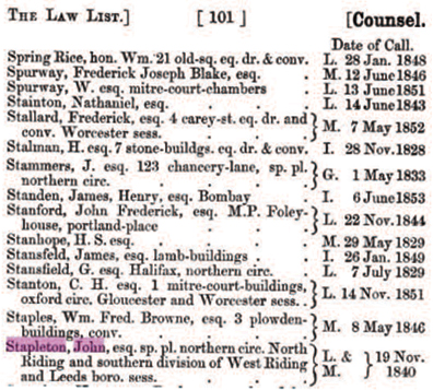 The Law List 1856