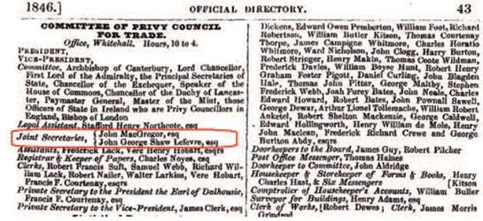 London Post Office Directory 1846