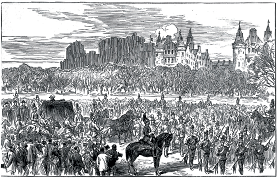 The funeral procession of General SirHope Grant