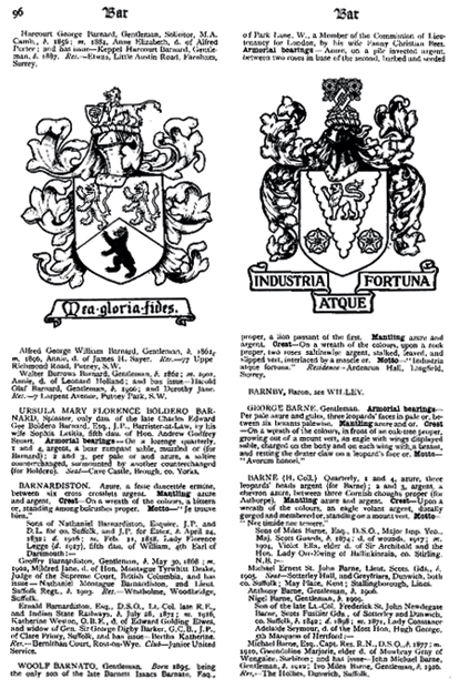 Armorial Families Vol 1