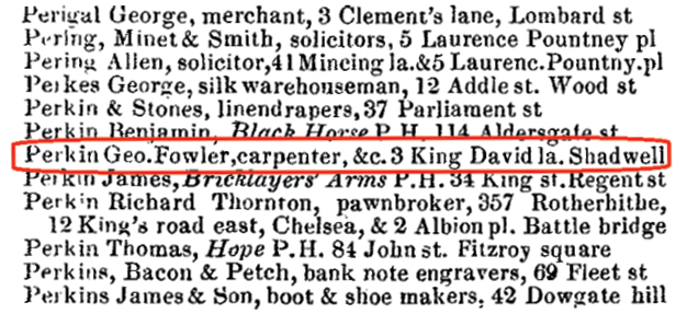 London 1846 P O Directory