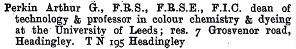 Professor Arthur Perkin