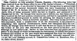 November 18, 1848 The Illustrated London News: Free Pardon
