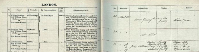 Newgate Prison Calendar