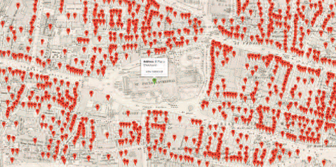 Historic layer of central London