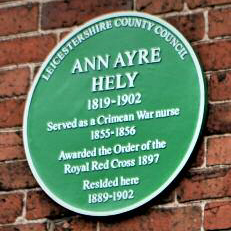 Ann Ayre Hely plaque