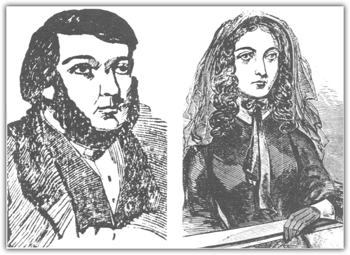 James Rush and Emily Sandford at their Trial