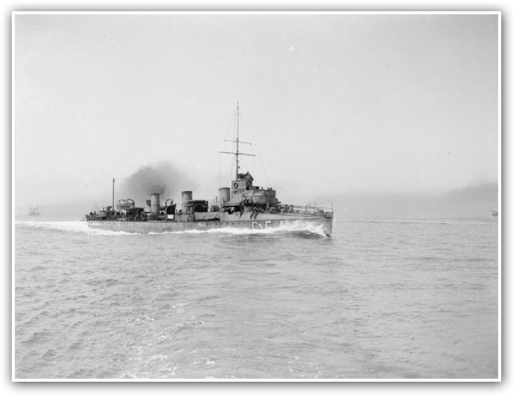 picture of the HMS Falcon