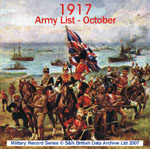 Army List for October 1917
