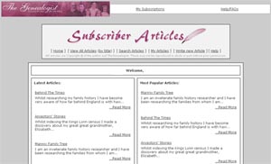 New Features at The Genealogist