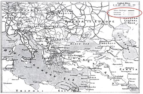The War Illustrated - Rail Network of Europe and Asia Minor