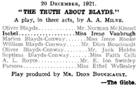 Extract from 'Who's Who in the Theatre?'